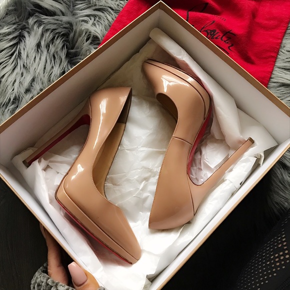 Sold Christian Louboutin 🌹 140mm Pigalle Plato 38 - Picture 8 of 8